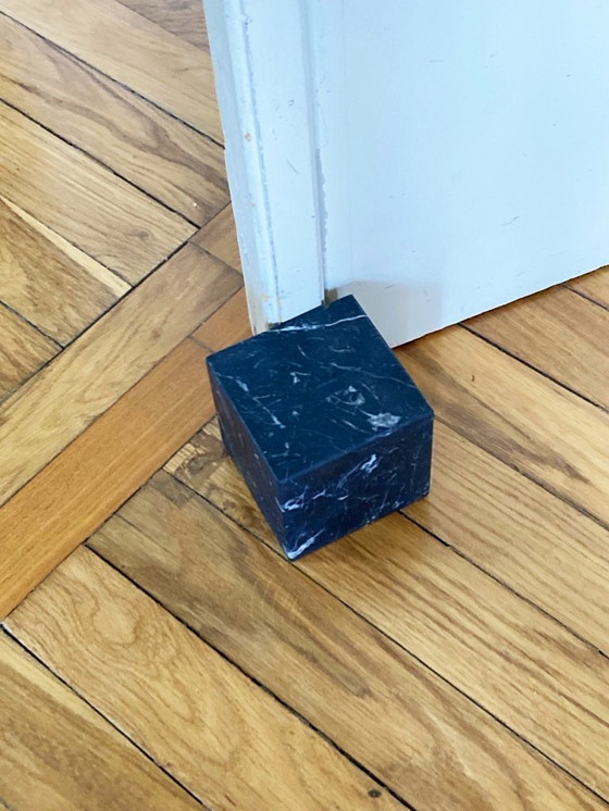 Image 1 of 2 atriles de mármol Marquina negro