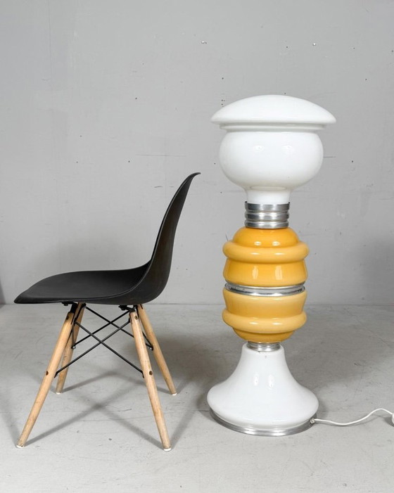 Image 1 of Lampada da terra Space Age di Carlo Nason per Mazzega, Italia, anni '70