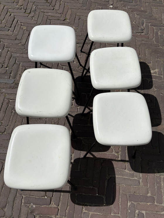 Image 1 of Industrial Stools; 6 Pieces