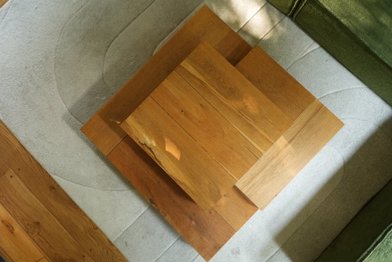 Image 1 of Tavolino da caffè galleggiante impilato japandi di metà secolo