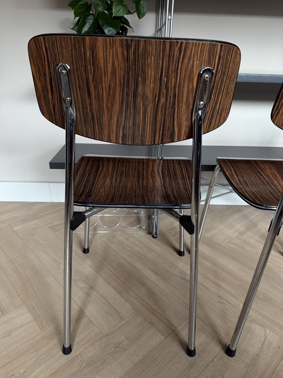 Image 1 of 3 Formica retro chairs (+1 free)