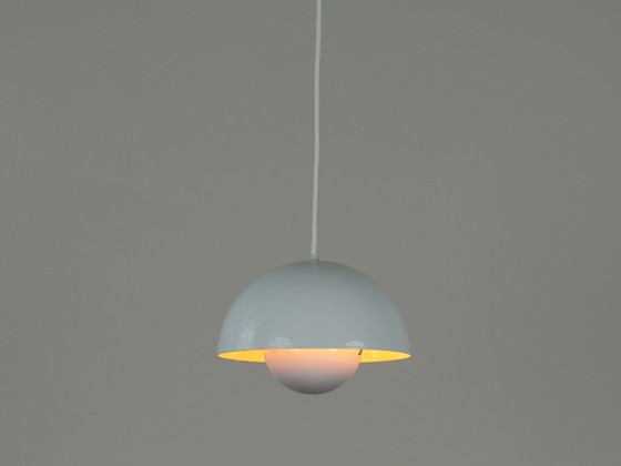 Pair Of 2 Danish Vintage Lamps Flowerpot By Verner Panton, Louis Poulsen, 1968 – Pendant lamps, Other (photo 4 of 12)