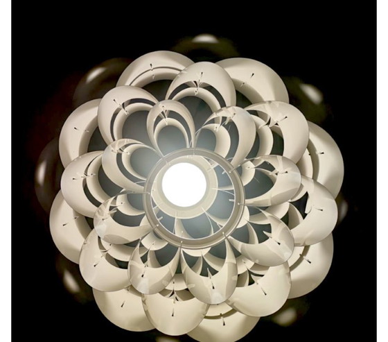 Image 1 of Lampada moderna danese in argento