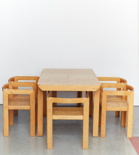 Image 1 of Set da pranzo Derk Jan de Vries "Samara" per Maisa Di Seveso Milano