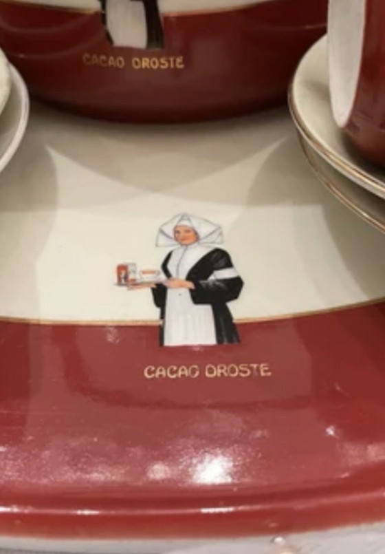 Antique Droste Cocoa Chocolate Service – Droste Haarlem Holland, Crockery, Porcelain (photo 5 of 5)