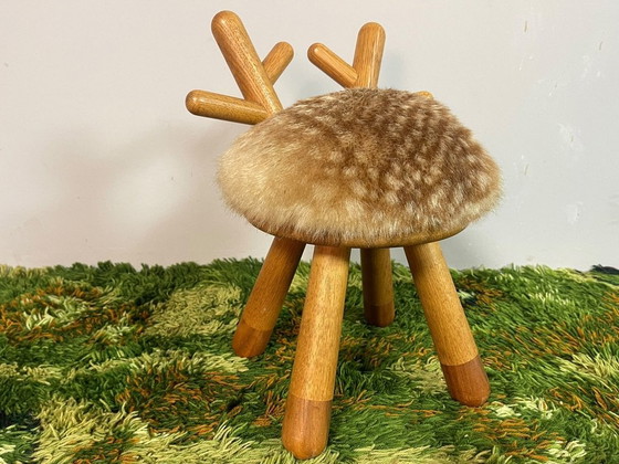 Iconica Sedia Bambi di Takeshi Sawada per EO. Danimarca, anni 2010. Rif.: CH2011 – EO Danmark, Sgabelli, Wood (photo 3 of 11)