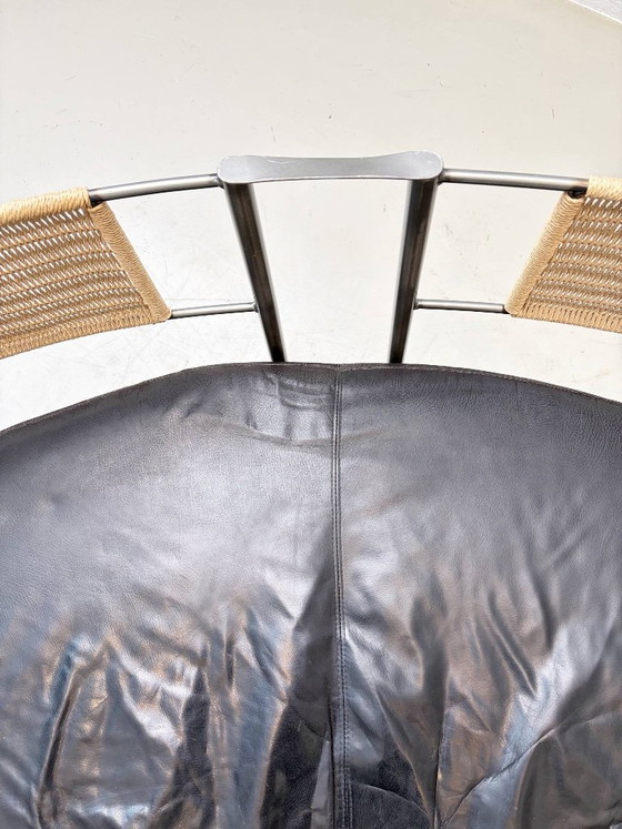Divano in pelle Fantasy Island, Kurt Beier, anni '80 – Divani 3 posti, Leather (photo 8 of 18)