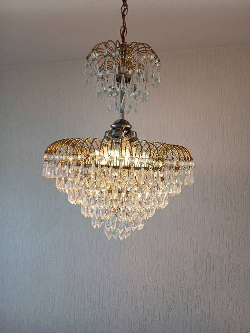 Chandelier – Crystal – Vintage – Palwa style