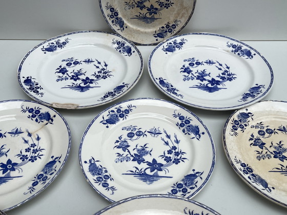 Image 1 of Piatti BOCH Frères "Grand Bouquet" ca.1920 in ceramica