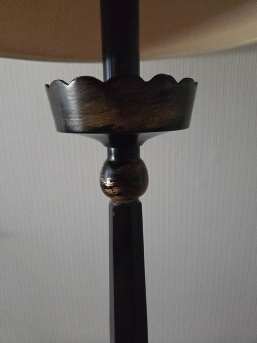 Table lamp 80 cm, brand is in the steel – Lumiere, tafellampen, Metal, Textile (photo 2 of 5)