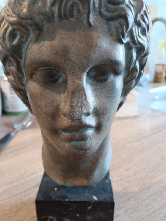 Image 1 of Bronze bust of Alexander the Great