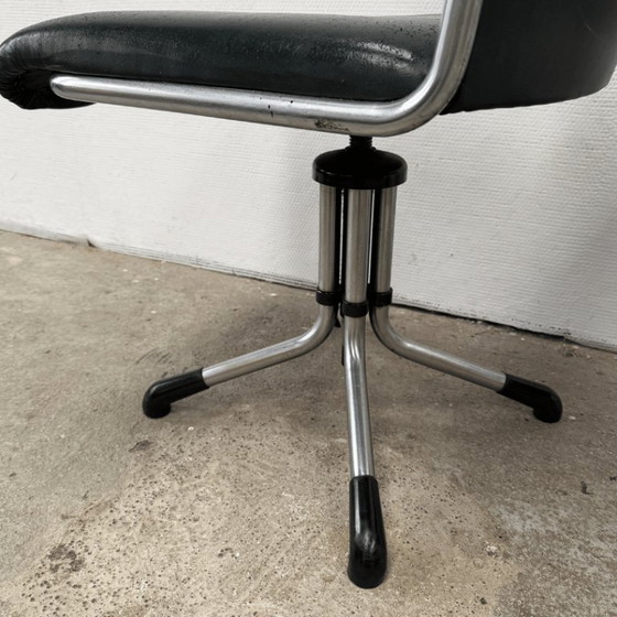 Image 1 of 2x Sedia da ufficio vintage 356 di Gispen in stile Bauhaus
