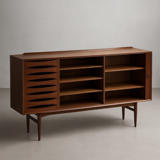 Image 1 of Arne Vodder Teakholz Highboard Schrank OS63