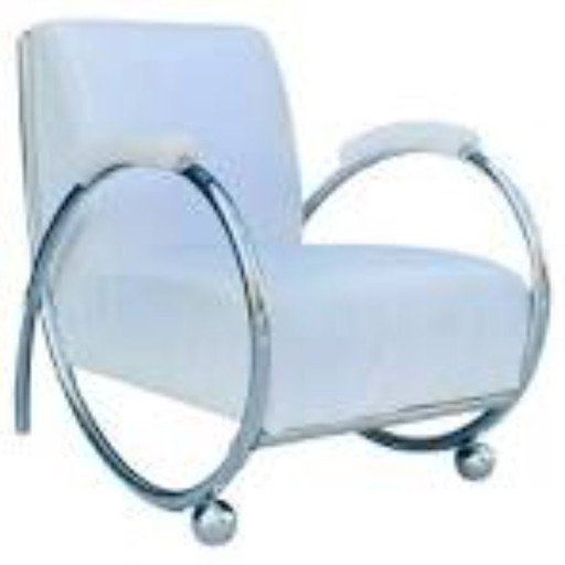 CLC France - design klassieker - buizenstoel - fauteuil “Saxhorn chair“ wit