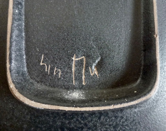 Image 1 of Vintage RUSCHA wall sign, the "Air Balloon Salesman."