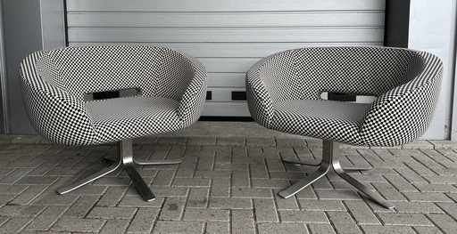 2x sedie girevoli di design Cappellini