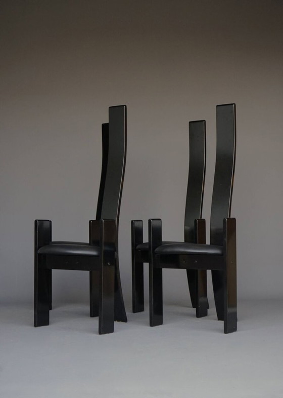 Image 1 of 4x Golem Esstischstühle von Vico Magistretti