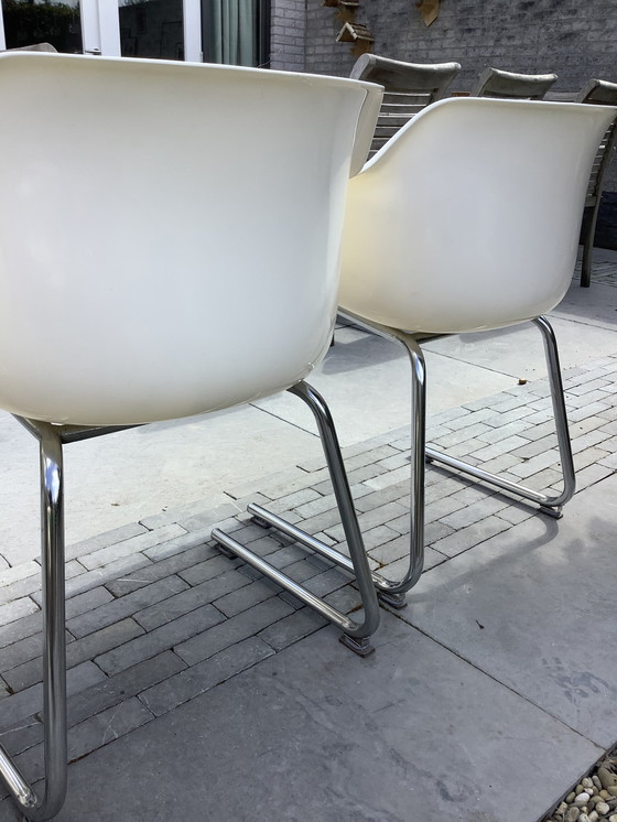 Image 1 of 4x Fauteuils en plastique par Albert Jacob pour Grosfillex, 1970