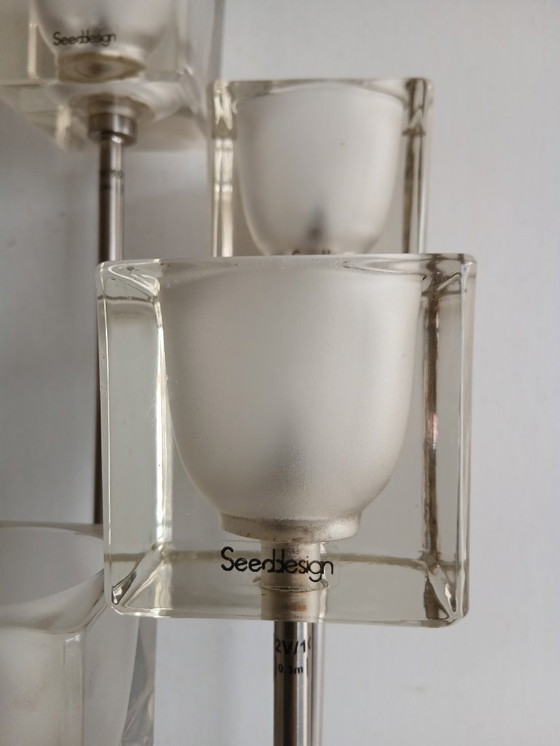 Image 1 of Lampe design - SeedDesign - ByWhatts - RVS - Glas