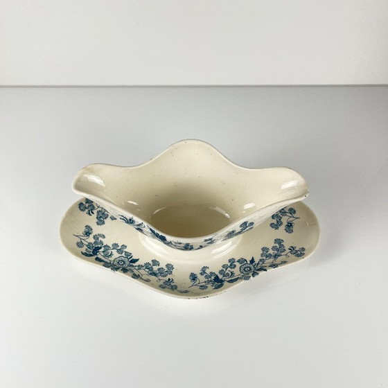 Image 1 of Saucière Longwy, fin du 19e siècle "Ycho".