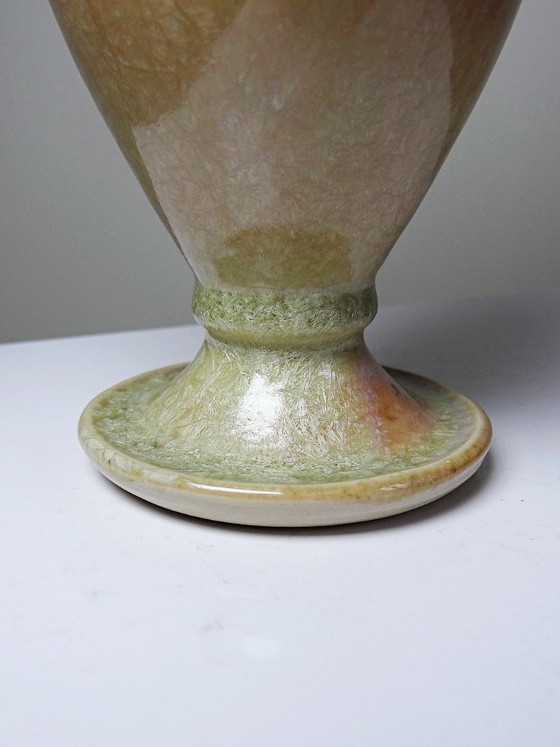 Image 1 of Jarrón balaustre, cerámica, esmalte cristalino, Bernard Guipouy, Atelier du Bol Doré