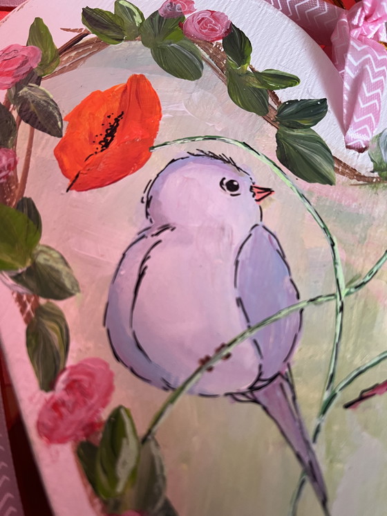 Image 1 of Handbeschilderd hart