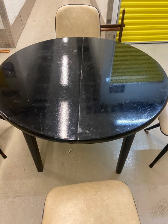 Image 1 of Dining table with 4 chairs