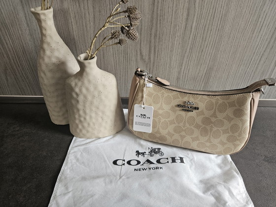 Coach Teri - Schultertasche – Schultertaschen, Leather, Canvas (photo 7 of 7)
