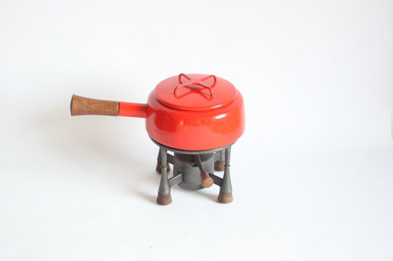 Image 1 of Set per fonduta di Jens Quistgaard per Dansk Designs, Danimarca anni '50