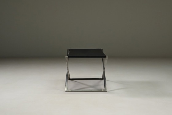 Image 1 of Taburete plegable PK91 de Poul Kjærholm para Fritz Hansen, años 60 en Dinamarca.