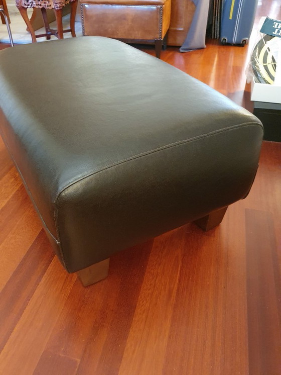 Image 1 of Leather Hocker large (rectangular)