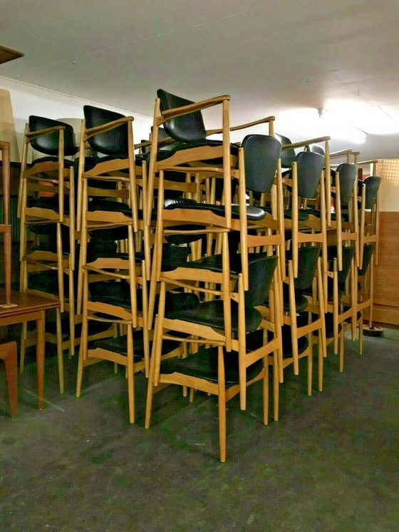 Image 1 of Sedia anni '60 e '70, sedia da pranzo, poltrona, design danese, quercia, Danimarca, anni '60