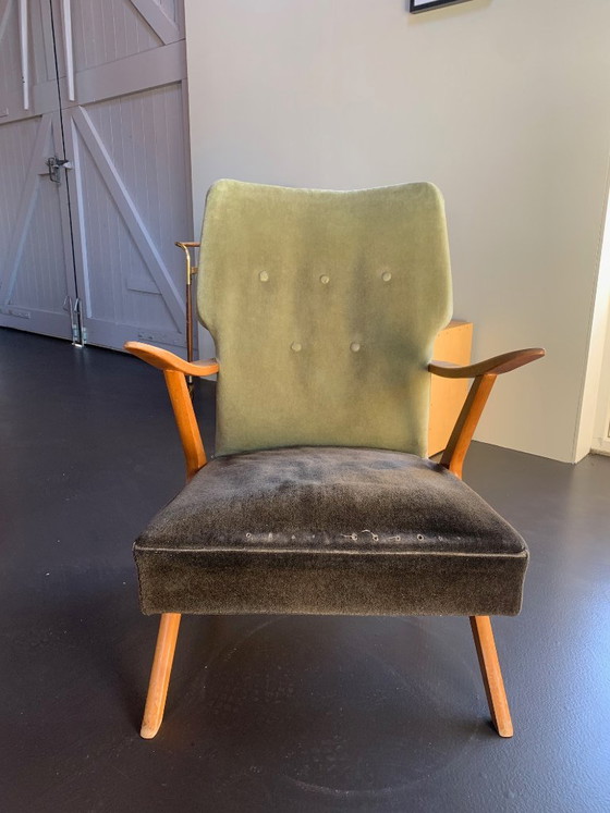 Sillón lounge Mid-century – Sillones, Textil (photo 2 of 5)