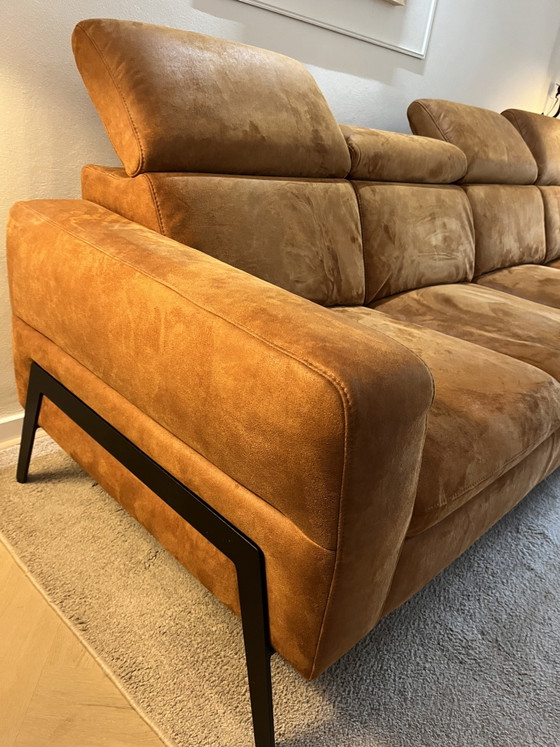 4-Seater Sofa – 3-5 seaters, Textile, Metal (photo 3 of 5)