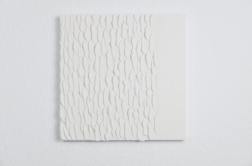 Textured Art "Clouds & Waves" 30 × 30 cm – schilderijen tekeningen, Canvas (photo 2 of 5)