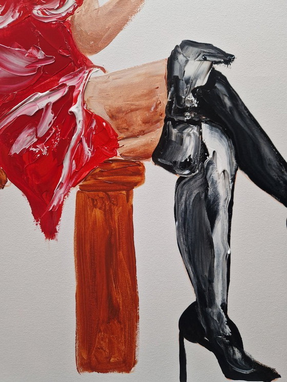 Image 1 of Henry ESCOBAR - The Glass - Artist's Painting