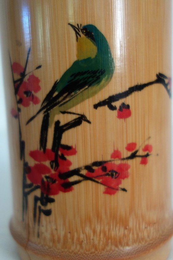 Image 1 of 4 bamboo pots China vintage