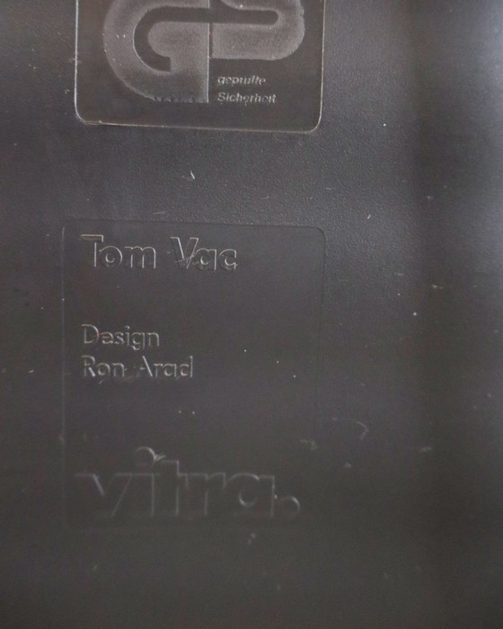 Image 1 of 5x Vitra Tom Vac Stuhl schwarz von Ron Arad
