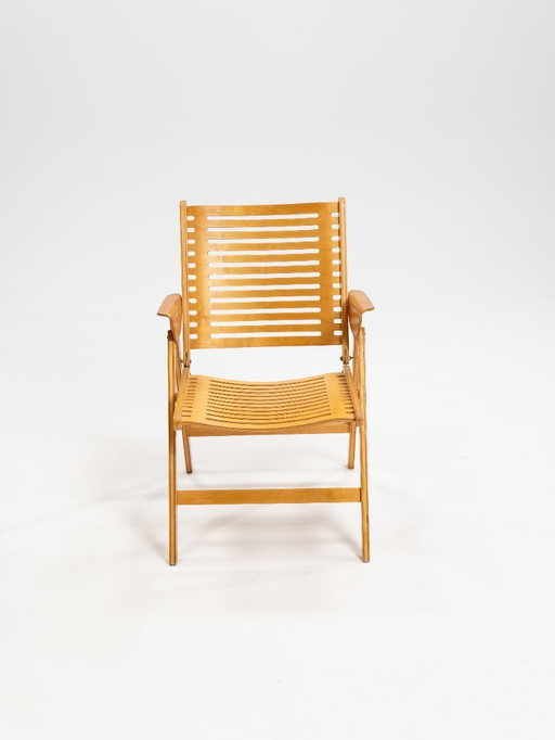 Fauteuils pliants de salon Rex du milieu du siècle, conçus par Niko Kralj, Slovénie, années 60