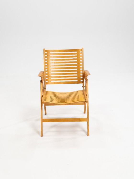 Image 1 of Mid Century Folding Lounge Armchairs Rex Designed by Niko Kralj, Slovenia, 60s