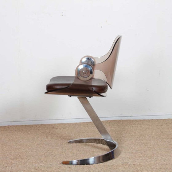 Image 1 of Vintage stoel in de stijl van Boric Tabacoff, 1970