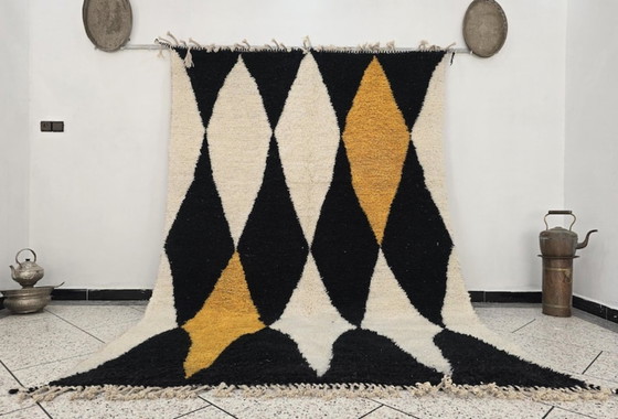 Image 1 of Tapis marocain en laine naturelle 300cmx200cm