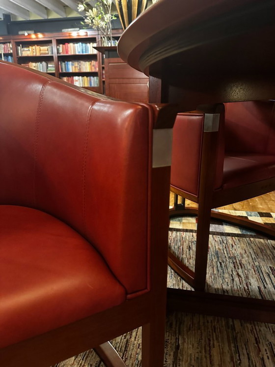 Image 1 of Ensemble de salle à manger Frits Schuitema unique en son genre : Bubinga et ébène