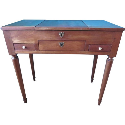 Tocador vintage de madera maciza de cerezo, Francia, década de 1770