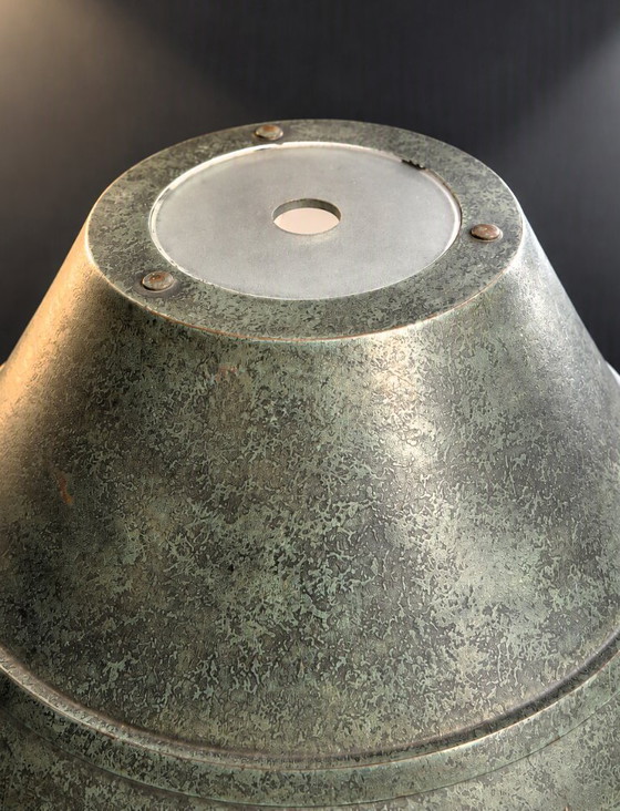 Art Deco Designlampe Gênet et Michon ( Paris ca. 1930 ) – Tischlampen, Metal (photo 8 of 15)