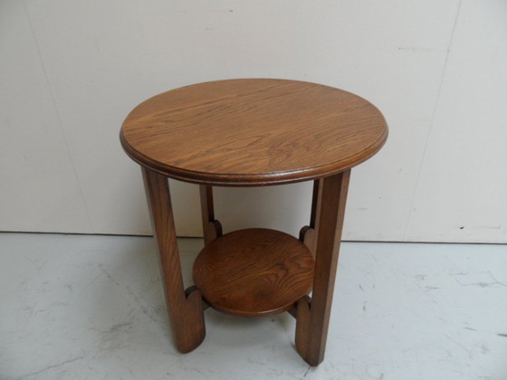 Image 1 of Art Deco round coffee table