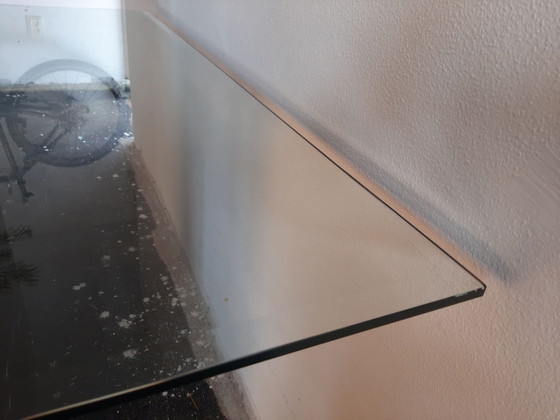 Artedi Dining Table, Nero Marquina Marble & Bevelled Glass (1970s-1980s), Black (photo 9 of 15)