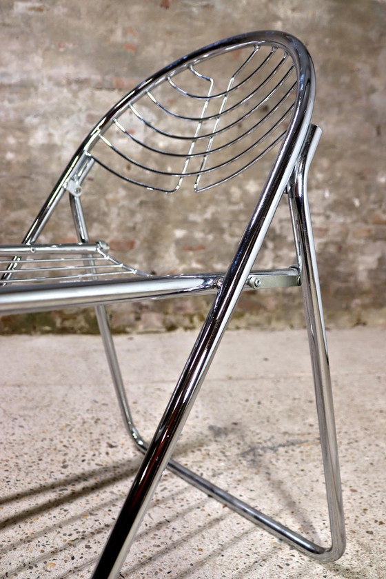 Image 1 of 2x Chrome Folding Chair