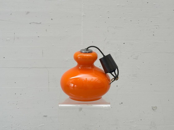 Image 1 of Peill & Putzler pendant lamp made of opal glass, Germany, 1970s