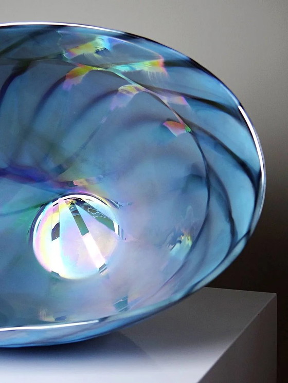 Centro de mesa, cuenco o gran cuenco de cristal de Murano "Yourmurano" hecho a mano. – Vidrio, Modern (photo 10 of 19)